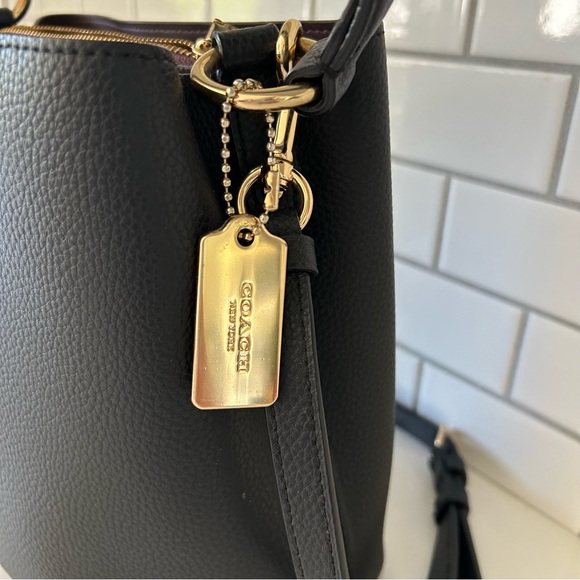 Coach | Town Bucket Bag with Crossbody Strap - Small, Black - Picture 7 of 16